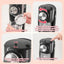 Shaved Ice Machine - Snow Cone Machine Equipped with Stainless Steel Blade Adjustment Knob to Freely Adjust the Thickness of the Snowflakes and 2 Reusable Plastic Ice Mold Cup