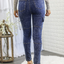 Mineral Wash High Waisted Cargo Style Skinny Jeans