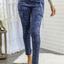 Mineral Wash High Waisted Cargo Style Skinny Jeans