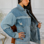 Unique Encounter Oversized Denim Jacket