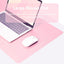 TOWWI Dual Sided Desk Pad, Large Desk Mat, Waterproof Desk Blotter Protector Mouse Pad, Leather Desk Pad Large for Keyboard and Mouse (36" X 17", Blue/Pink)