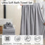 Jessy Home 4 Pack Oversized Bath Sheet Towels 700 GSM Ultra Soft Light Gray Bath Towel Set