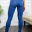 Just a Little Knee Cut High Waisted Great Stretch Jeans