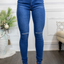 Just a Little Knee Cut High Waisted Great Stretch Jeans