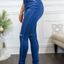 Just a Little Knee Cut High Waisted Great Stretch Jeans