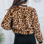 Wild Things Animal Print Bomber Jacket