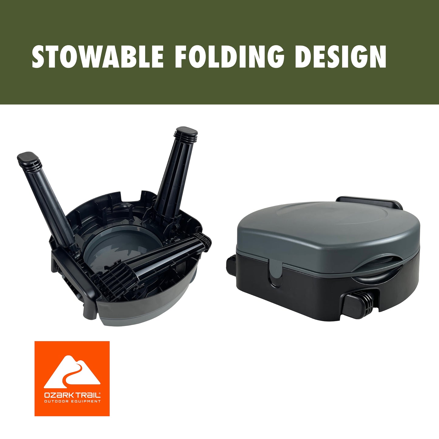 Ozark Trail Folding Portable Toilet