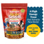 (4 Pack) Pennington Recipe Selects Dried Mealworms for Birds, Bluebird and Wild Bird Food for outside Feeder, 17.6 Oz Bag, 1 Pack