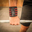 WOD Nation Wrist Wraps & Straps for Gym & Weightlifting (18 Inch) - Essential Weight Lifting Wrist Wraps & Gym Wrist Straps Support for Optimal Powerlifting Performance for Women & Men - Black/Red