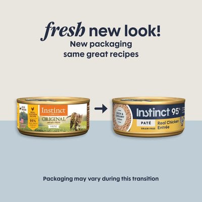 Instinct Original Grain Free Real Chicken Recipe Natural Wet Canned Cat Food, 5.5 Ounce (Pack of 12)