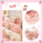 Pink Strawberry Duvet Cover Set Fluffy Kawaii Cartoon Comforter Cover Soft Kids Twin Size Bedding Set (Strawberry)