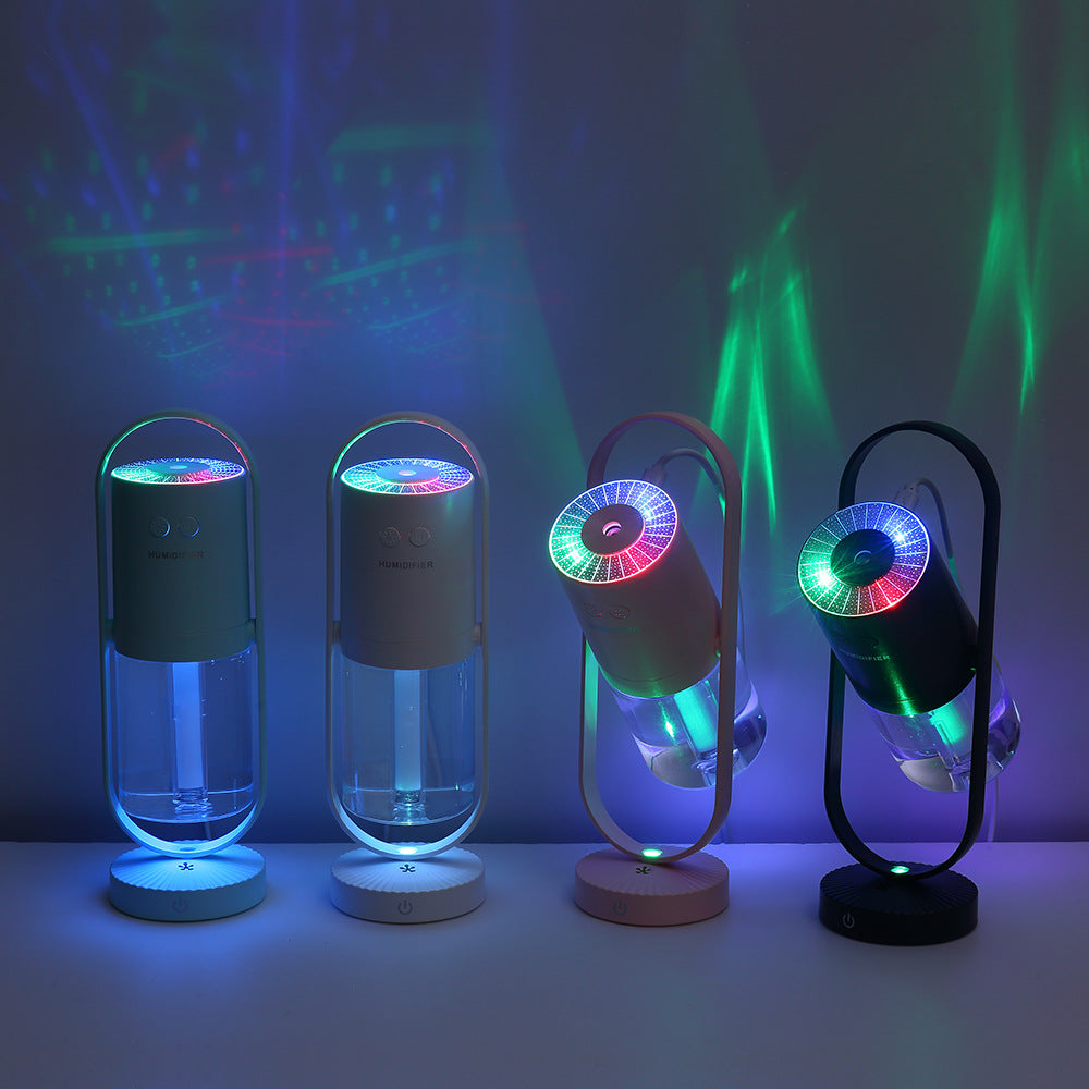 Magic Negative Air Ion Humidifier  Ultrasonic Essential Oil Diffuser Cool Mist Air Purifier 7 Color Lights