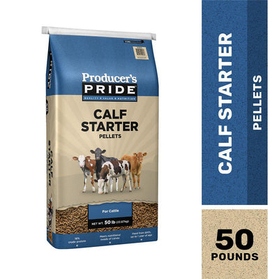 Producer'S Pride Calf Starter Pellet Cattle Feed, 50 Lb.