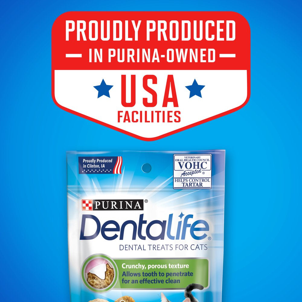 Purina Dentalife Cat Dental Treats, Tasty Chicken Flavor, 1.8 Oz. Pouch