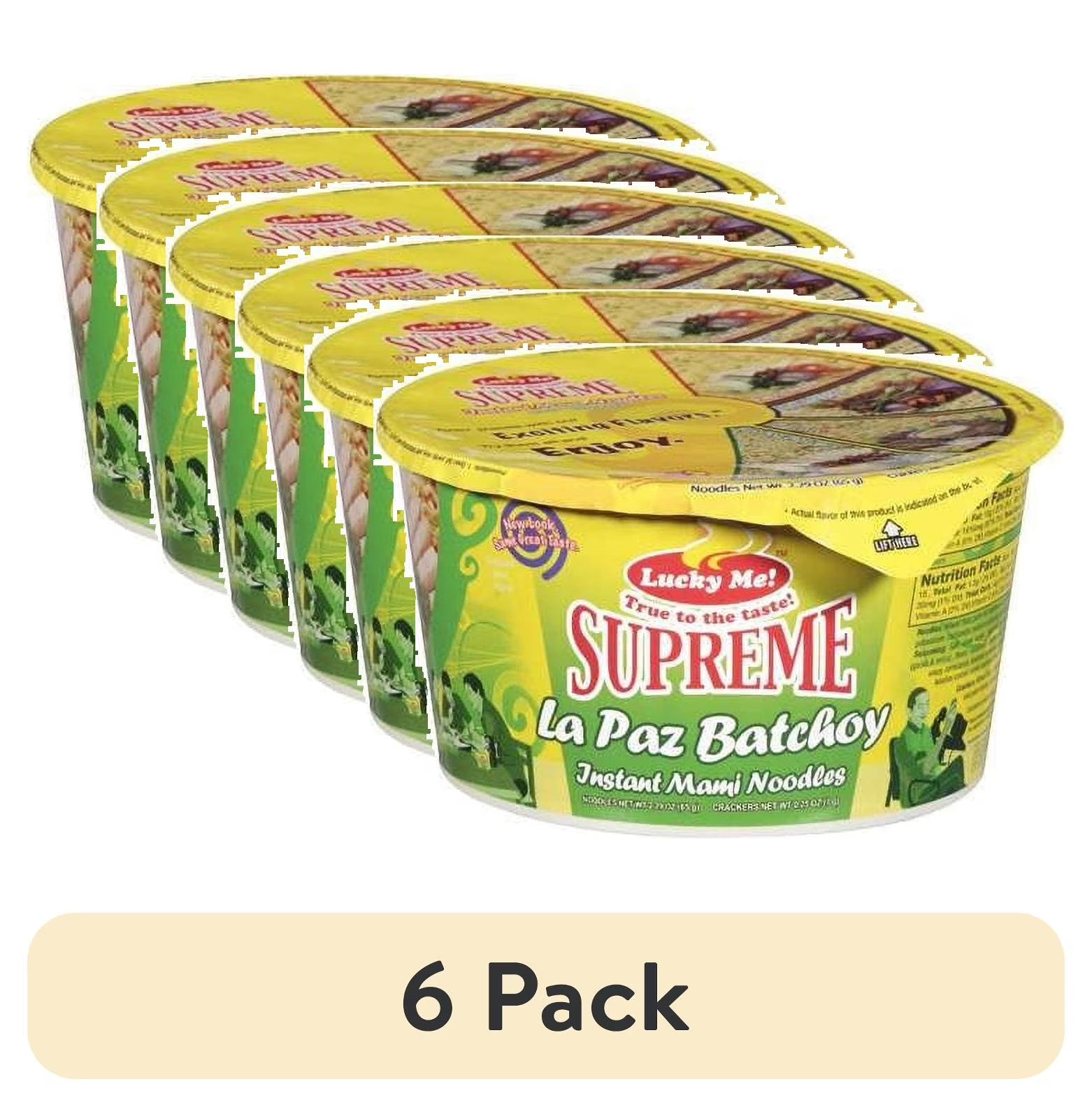 (6 Pack) Lucky Me La Paz Batchoy Supreme Noodles, 2.29 Oz