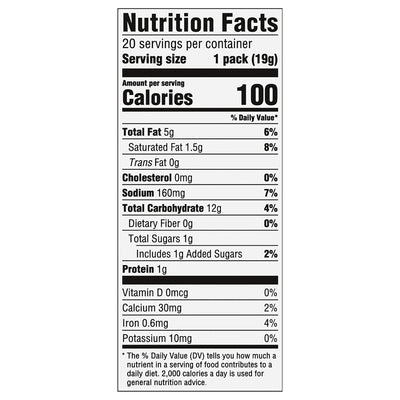 RITZ Original Crackers, 20 Snack Packs (6 Crackers per Pack)