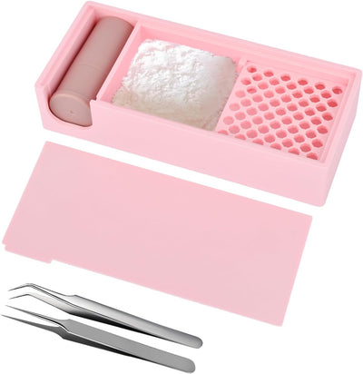 Cornstarch Tapper Box for Polymer Clay – Powder Container with Tapper, Essential Polymer Clay Tool for Earring Making & Craft Projects