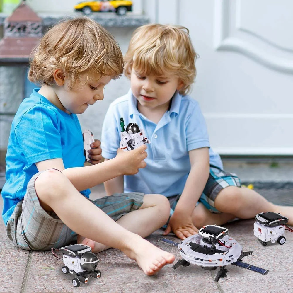 Somnr Solar Robot Toys for Kids, STEM Projects 6-In-1 Science Kits DIY Educational Building Toys, Christmas Birthday Gifts for 8+Year