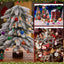 Skylety 36 Pcs Mini Christmas Ornaments, Glitter Balls