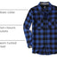Alex Vando Mens Button down Regular Fit Long Sleeve Casual Flannel Shirts