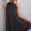 Women'S Sleeveless Halter Dress A-Line Dress