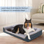 Payusd Dog Bed for Large Medium Small Dogs Orthopedic Dog Sofa Bed Non Slip Pet Couch with Removable Washable Cover Supportive Egg Crate Foam S to XL, Dark Gray