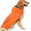 HDE Reversible Hooded Dog Raincoat Slicker Poncho for Small Medium Large Dogs - Camo Orange - L - Polyester