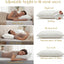Adjustable Pillows, Standard Size Bed Pillows for Sleeping 2 Pack, Memory Foam Pillows - Medium Firm Back, Stomach and Side Sleeper Pillows