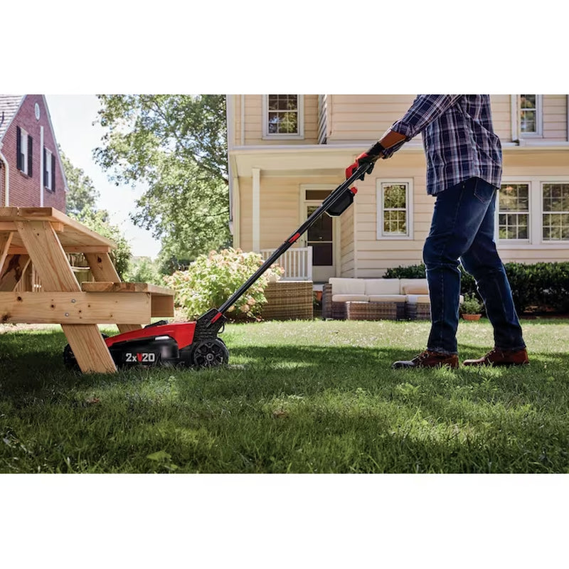 V20 20-Volt Max 20-In Cordless Push Lawn Mower 5 Ah (2 Batteries and Charger Included)