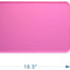 Dog Food Mat, Silicone Dog Cat Bowl Mat, Non Slip Pet Feeding Mat Waterproof Dog Placemat for Small Animals (18.5"X11.8", Pink)