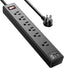 Yintar 6Ft Surge Protector Power Strip with 6 Outlets & 3 USB Ports, Black