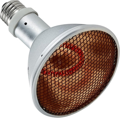 Deep Heat Projector Reptile Heat Lamp Bulb (DHP 130W, PAR38), Basking Light for Bearded Dragon & Leopard Gecko, Carbon Infrared Heater for Amphibian Pet