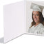 Better Office Products 25 Pack White Certificate Holders, Diploma Holders, Document Covers with Gold Foil Border, for Letter Size Paper, 25 Count, White