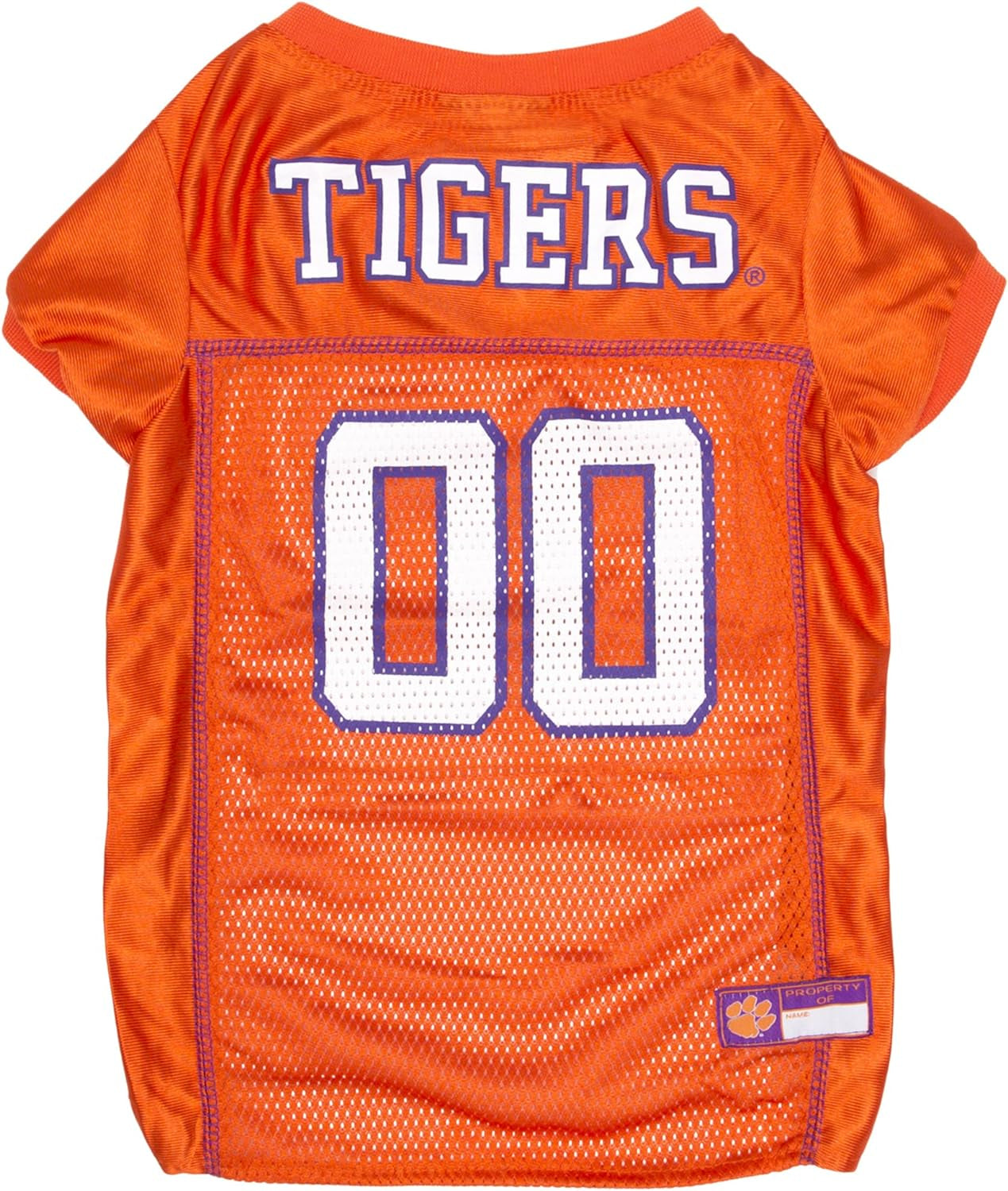 Show Your Team Spirit with the Pets First NCAA Clemson Tigers Dog Jersey - Small Size (CL-4006-SM)