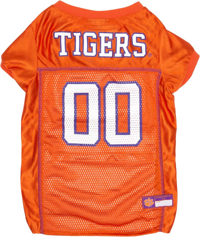 Show Your Team Spirit with the Pets First NCAA Clemson Tigers Dog Jersey - Small Size (CL-4006-SM)