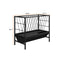 45-Gallon Heavy-Duty Pasture Hay & Grain Feeder with 24 Gallon Feed Pan, Livestock Feeding Trough Quick to Assemble, Feeding Goats, Calves, Cow, Horse for Farms