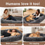 Human Dog Bed for Adult,70"X38"X10" Extra Large Human Pet Bed,Orthopedic Washable XL Dog Bed with Memory Foam (Darkgrey)