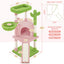 Cactus Cat Tree, 42In Cat Tower for Indoor Cats, Multi Level Kitten Condo Scratching Post, Cat Activity Center Pet Furniture W/Ball, Plush Perch, Platform, Basket