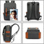 UGRACE Slim Business Laptop Backpack Casual Daypacks College Shoulder Bag for Men Women, Tear Resistant Unique Travelling Backpack Fits up to 15.6 Inch Laptop in ‎Charcoal Black