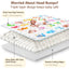 Beavtaens Baby Play Mat for Floor, Fits 71X59 Playpen, Non-Slip, Soft for Infants, 0-4 Years, Animal