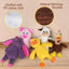 Prime Pets Dog Toys, 5 Pack, Squeaky Plush Dog Chew Toys Gift for Small Medium Large Dogs, Puppy
