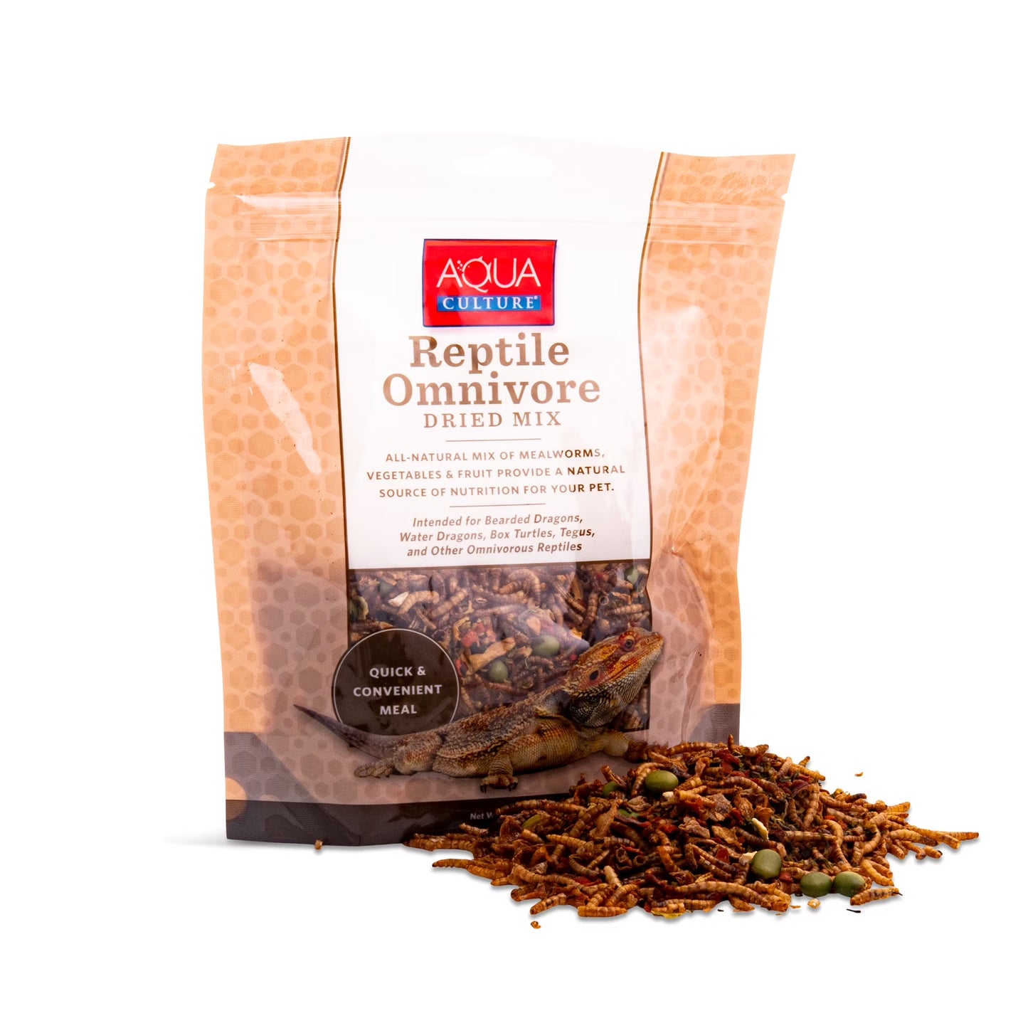 Aqua Culture Reptile Omnivore Dried Mix, 4 Oz