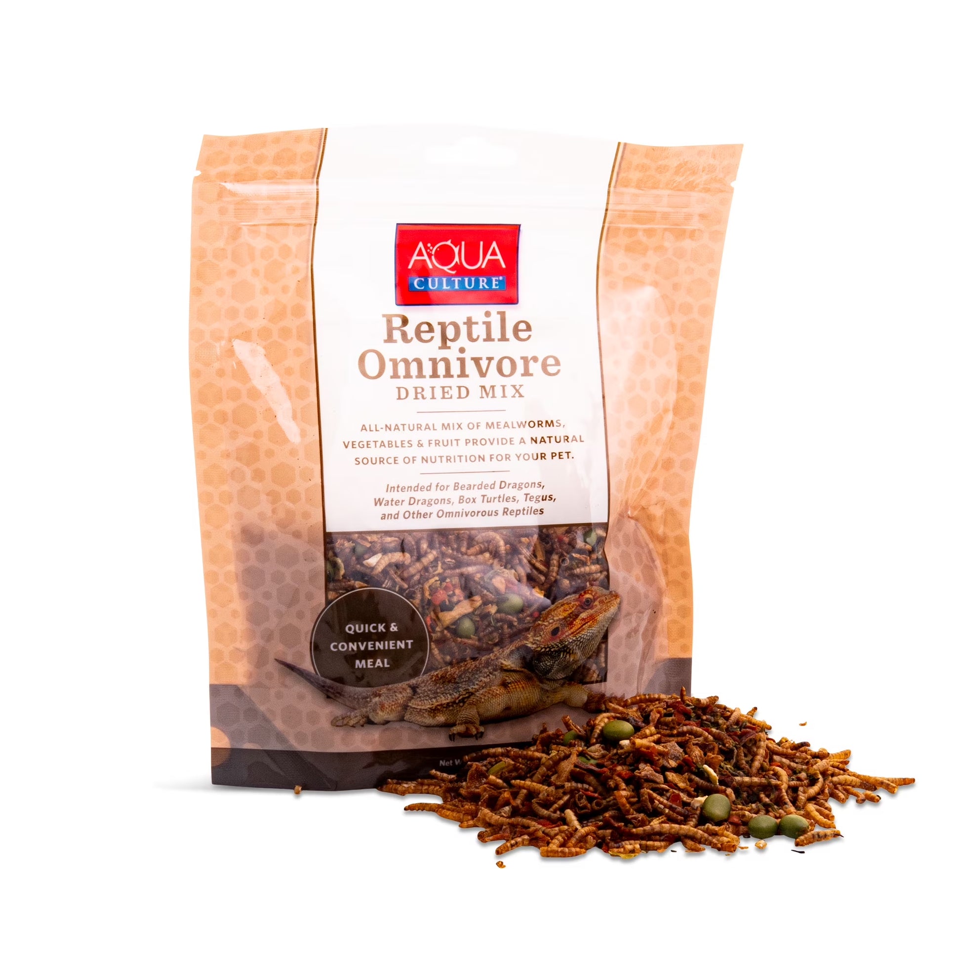 Aqua Culture Reptile Omnivore Dried Mix, 4 Oz