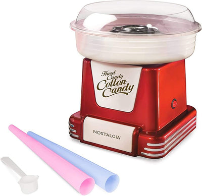 Nostalgia Cotton Candy and Snow Cone Machine Bundle - Retro Treat Makers