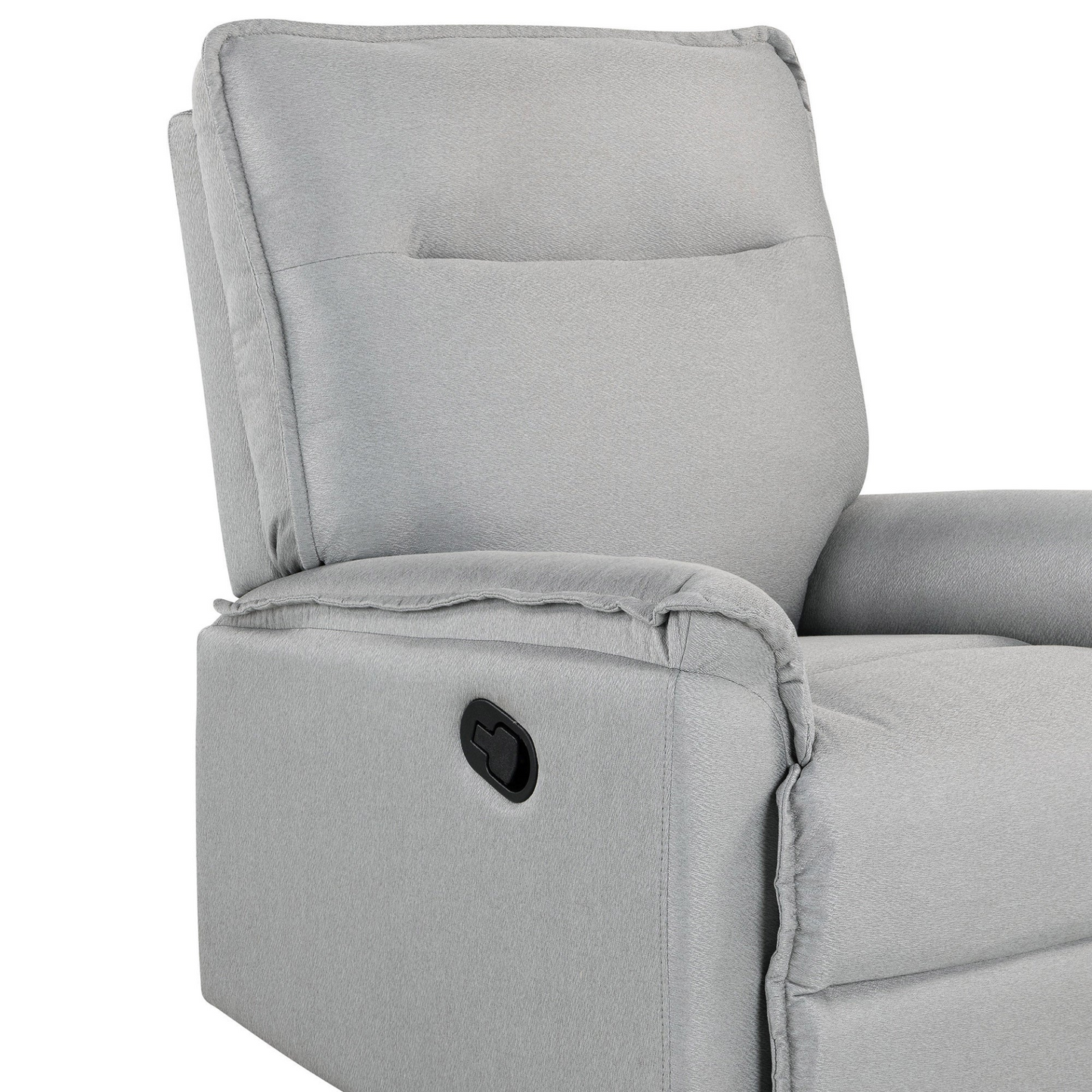 360 Degree Swivel Recliner Manual Recliner Chair Theater Recliner Sofa for Living Room, Grey