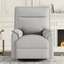 360 Degree Swivel Recliner Manual Recliner Chair Theater Recliner Sofa for Living Room, Grey