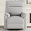 360 Degree Swivel Recliner Manual Recliner Chair Theater Recliner Sofa for Living Room, Grey