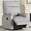 360 Degree Swivel Recliner Manual Recliner Chair Theater Recliner Sofa for Living Room, Grey