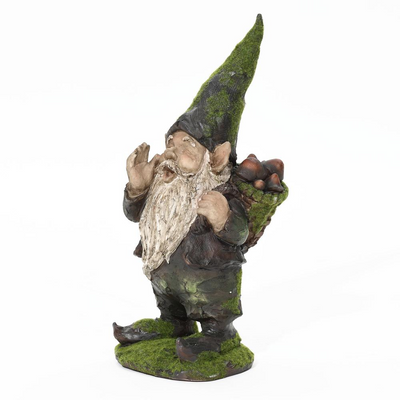 Calling All Gnomes Garden Sculpture Resin Statue, Indoor and Outdoor