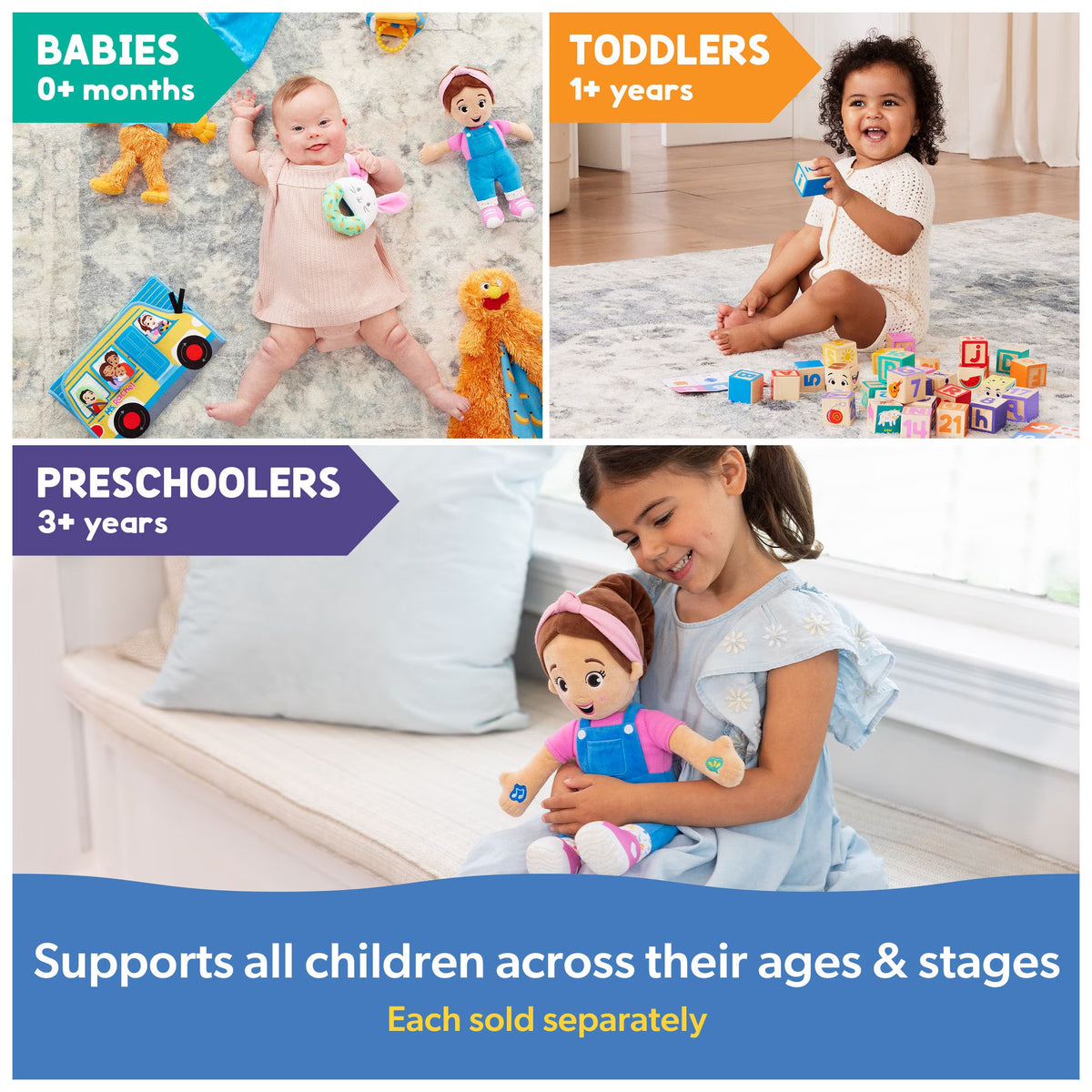 Ms. Rachel Official Basic 11-Inch Cuddle & Comfort Plush Doll for Ages 6 Months to 3+